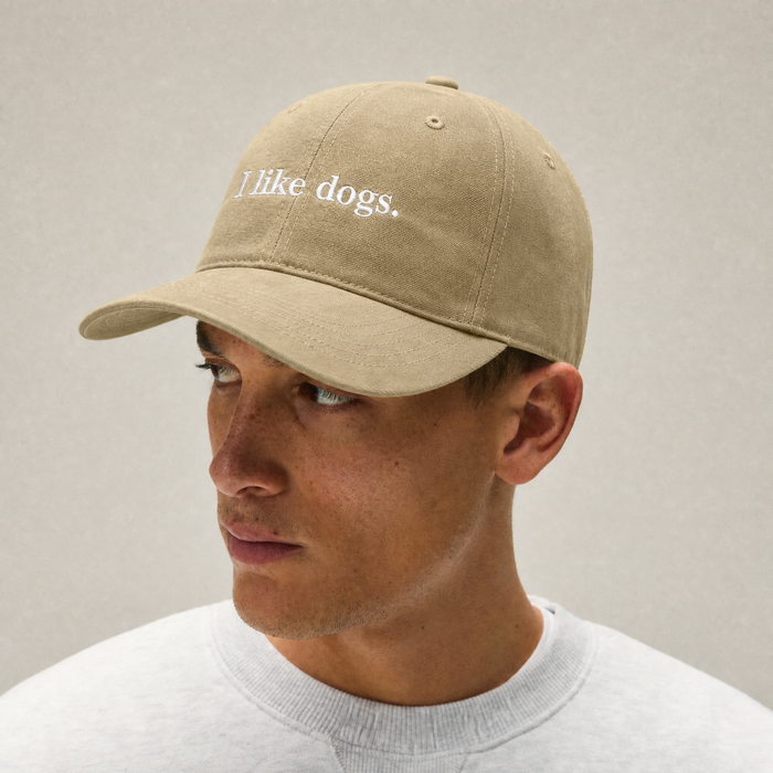 I like dogs. - Khaki - Dad Cap
