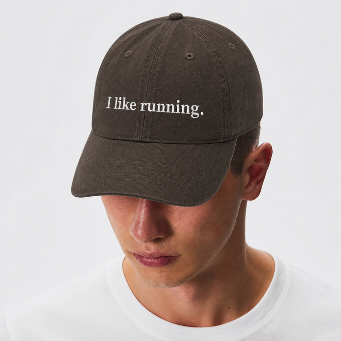 I like running. - Walnut - Dad Cap