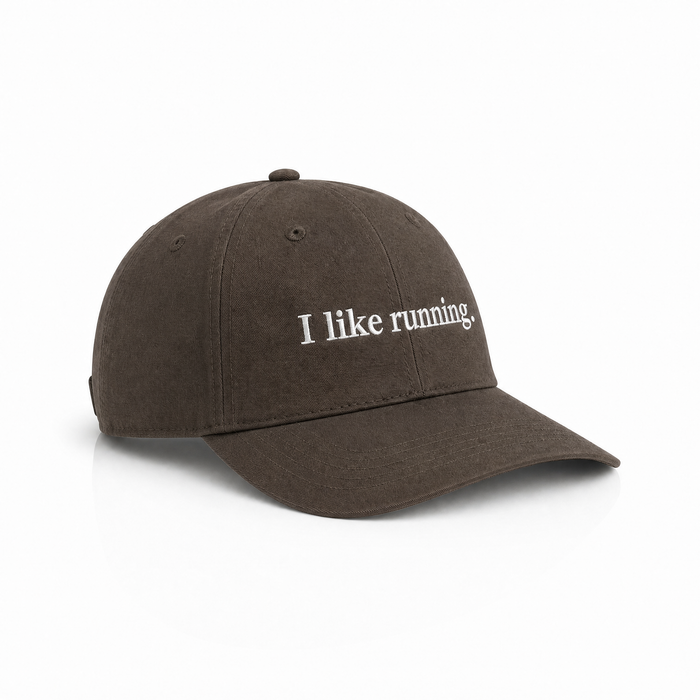 I like running. - Walnut - Dad Cap