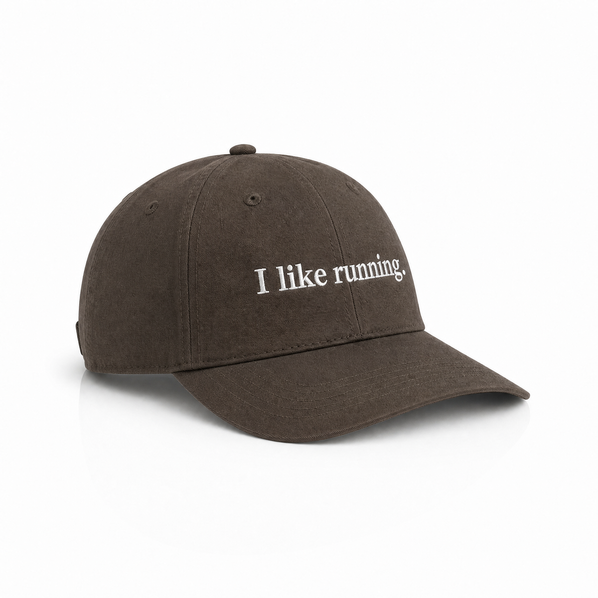 I like running. - Walnut - Dad Cap
