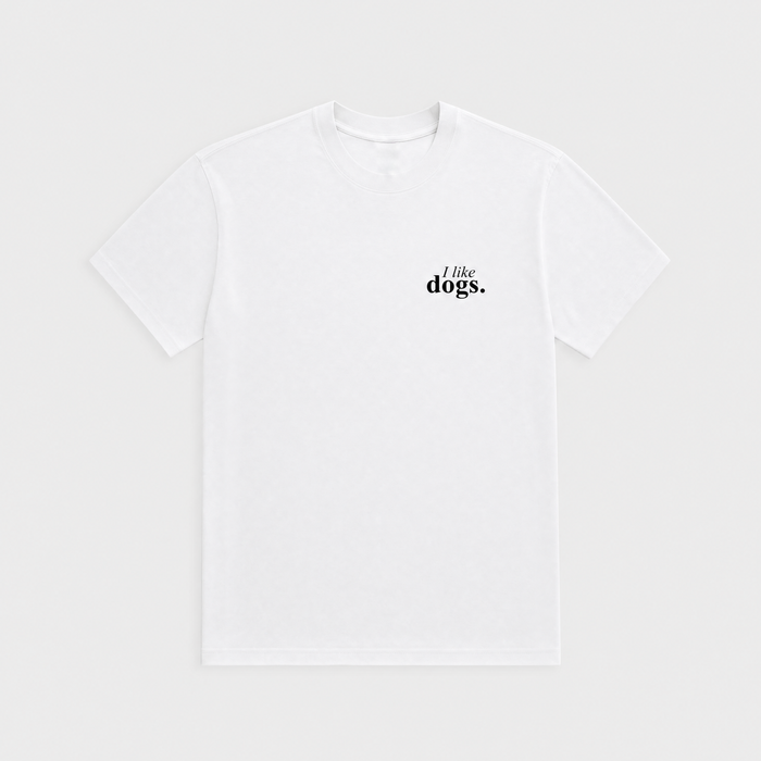 I like dogs, walked, fed, spoilt tee