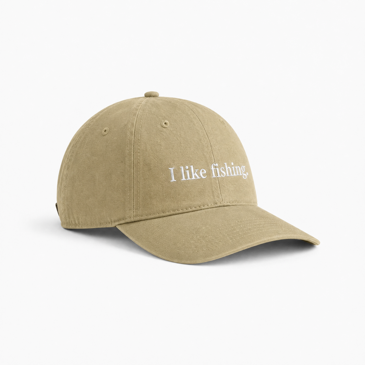 I like fishing. - Khaki - Dad Cap