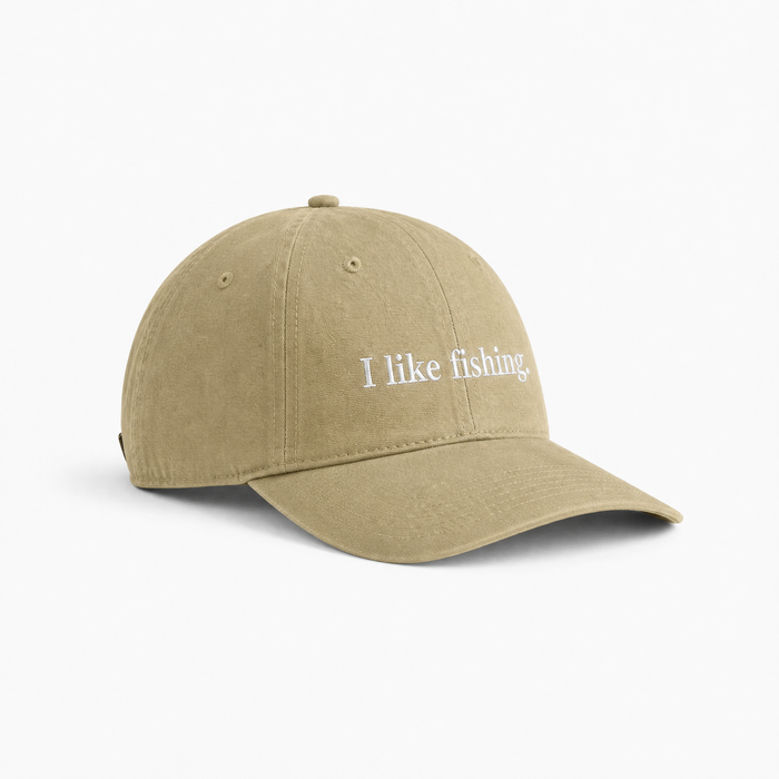 I like fishing. - Khaki - Dad Cap