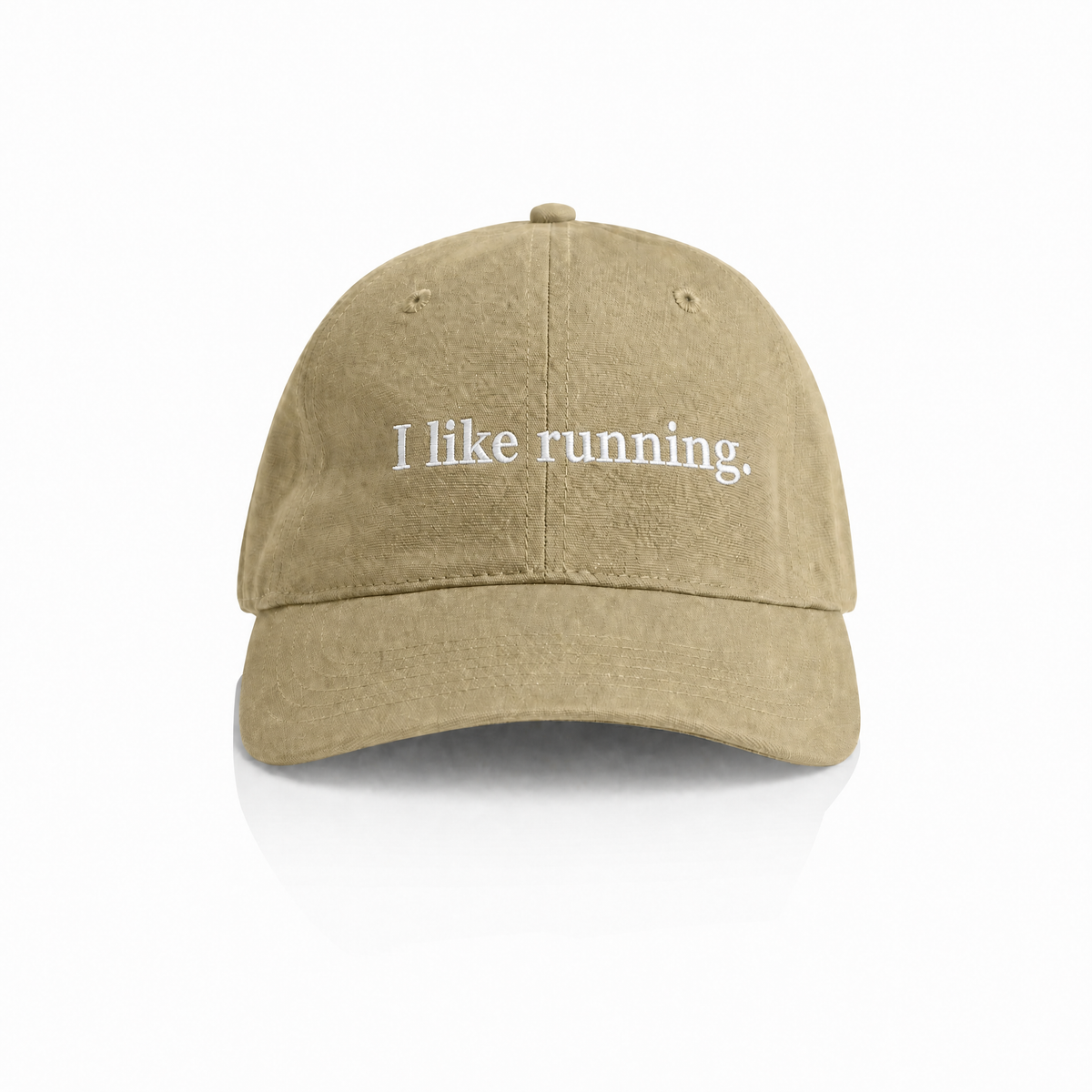 I like running. - Khaki - Dad Cap
