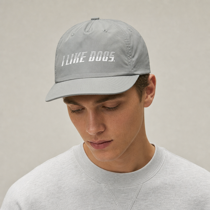 Modern Logo Nylon Cap - Grey
