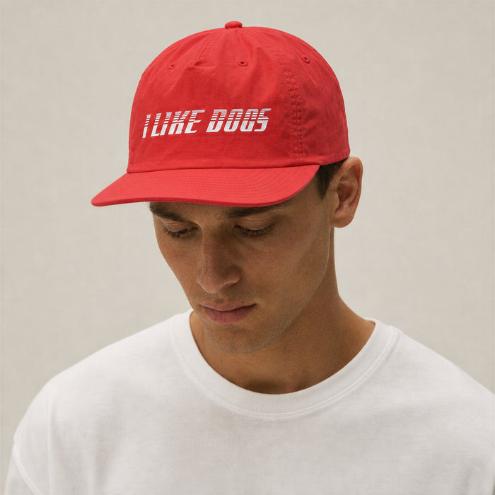 Modern Logo Nylon Cap - Red