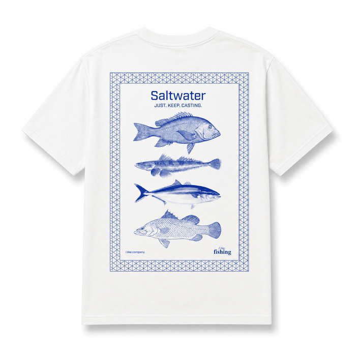 I Like Fishing. Saltwater tee