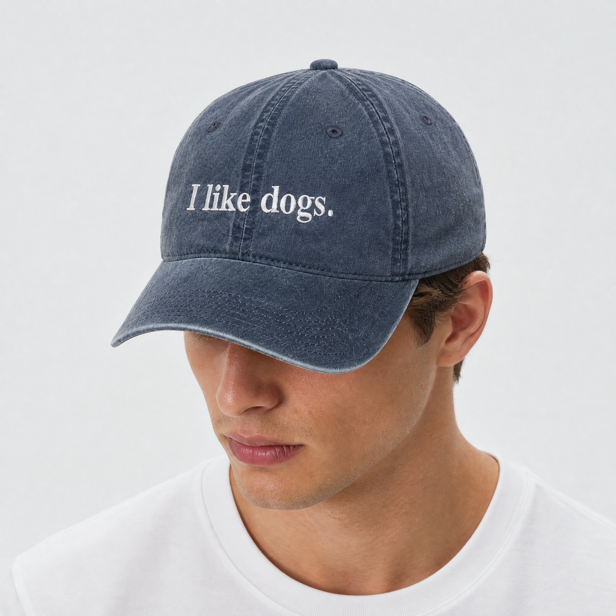 I like dogs. - Faded Midnight - Dad Cap