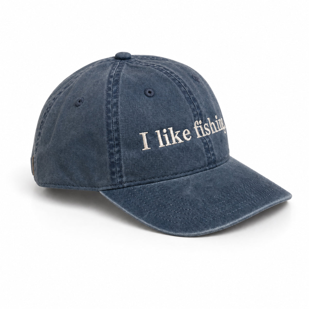 I like fishing. - Faded Midnight - Dad Cap